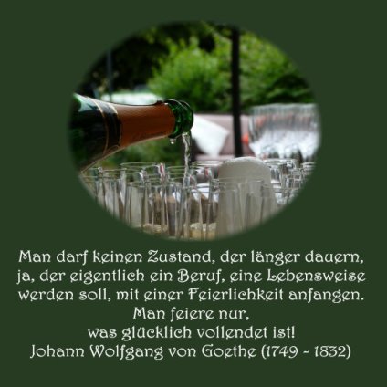 Firmenfeier24 Spruch der Woche Goethe